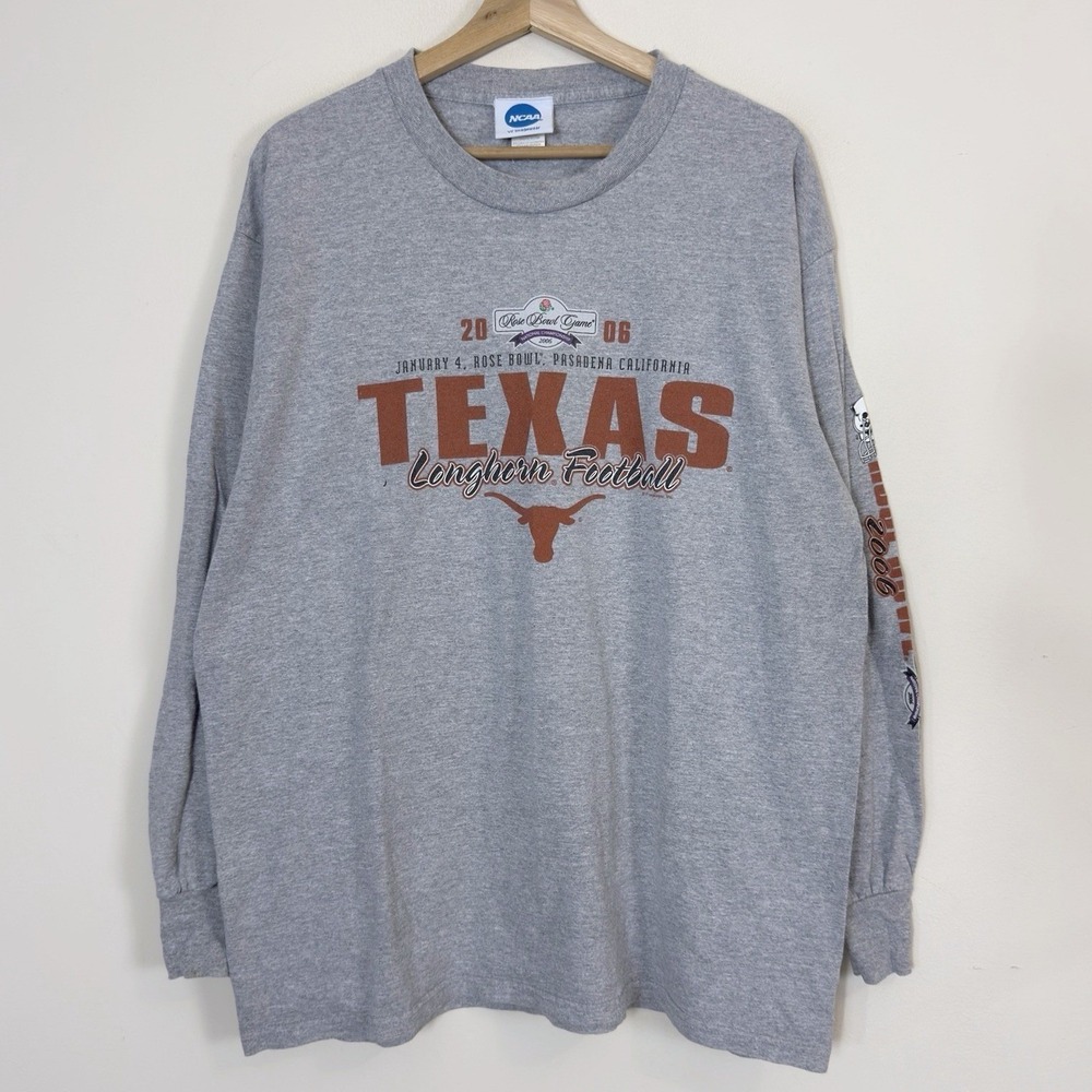 Vintage 90's University of Texas Longhorns Football NCAA Long Sleeve Tee Shirt L